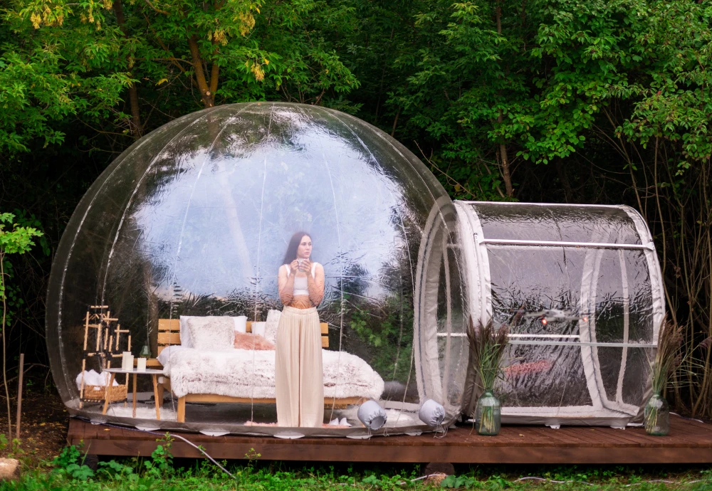 inflatable bubble bed tent